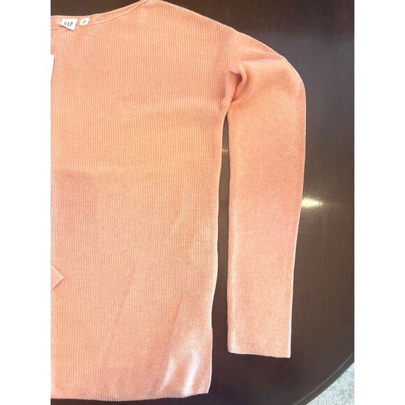 NWT GAP Womens Pink Pull Over Knit Sweater Oversize Cozy Preppy Classic Coastal - Picture 15 of 16